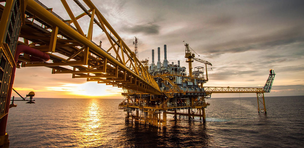 Oil Refinery Off Shore