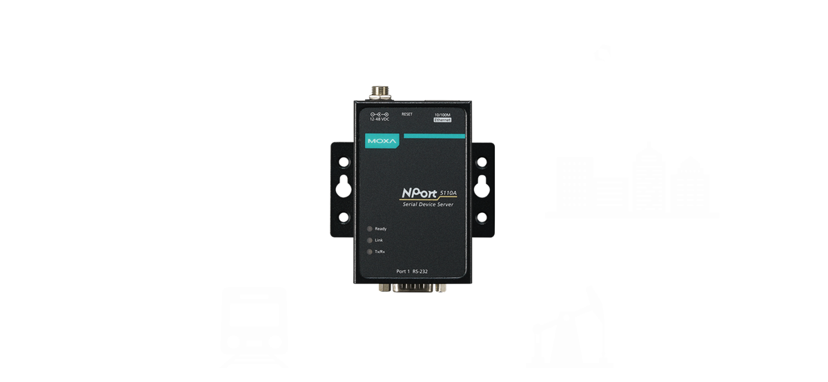 Moxa NPort DE-211 RS-232/422/485 Servidor de dispositivos de 1 puertos seriales